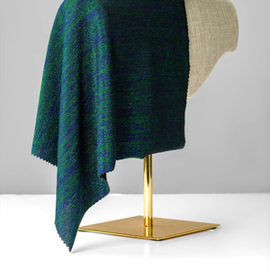 Luxury luccicante tessuto Single Jersey per abiti moda donna 50% Nylon 45% Lurex 5% Spandex filato metallico tinto rotoli - Product Image 1