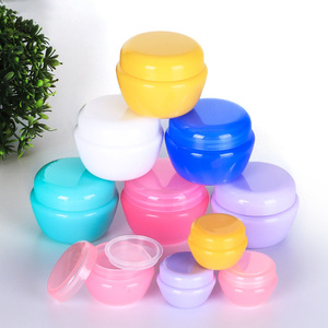 Pot cosmétique en plastique en forme de <span class=keywords><strong>champignon</strong></span> de 5, 10, 20, 30g avec <span class=keywords><strong>guide</strong></span> pour couvercle intérieur, flacon de voyage rechargeable - Product Image 1