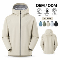 Veste technique pour homme à coque rigide, marque privée, T800, 3 couches, imperméable, coupe-vent, logo personnalisé, tailles S-4XL, vente en gros, OEM