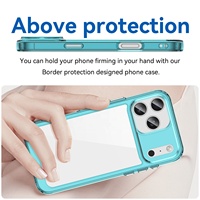 Coque Ultra Fine Transparente pour iPhone 18 Pro Max 17 Pro Max Air 17e 16 Plus 15 Pro, Bumper en Gel Caoutchouc, Dos Transparent Cristallin