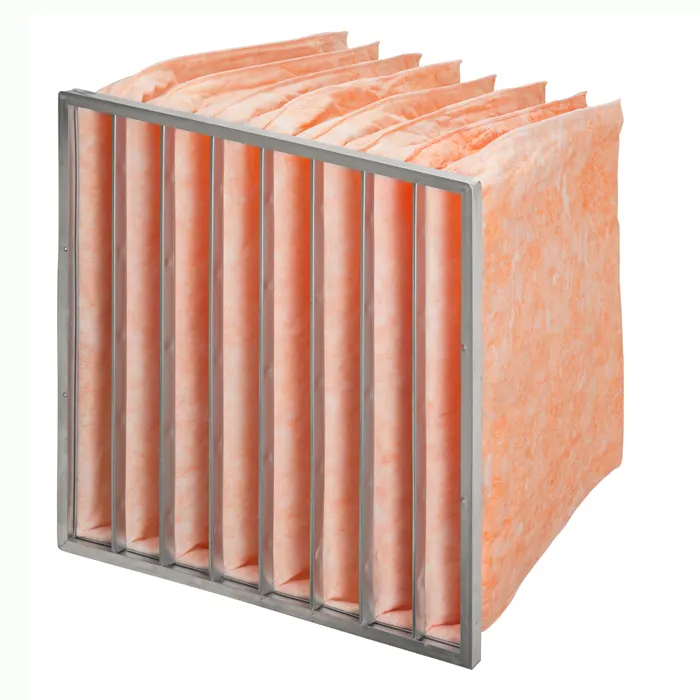 Inşaat HVAC filtrasyon sentetik çanta cep hava filtresi