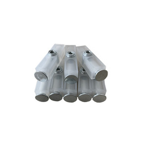 Serrure de meuble Huayi Parts 16-Lock, grande tête ronde 13, blanche, entièrement en aluminium, pour connexion d'armoires, accessoire de quincaillerie transparent - Product Image 1