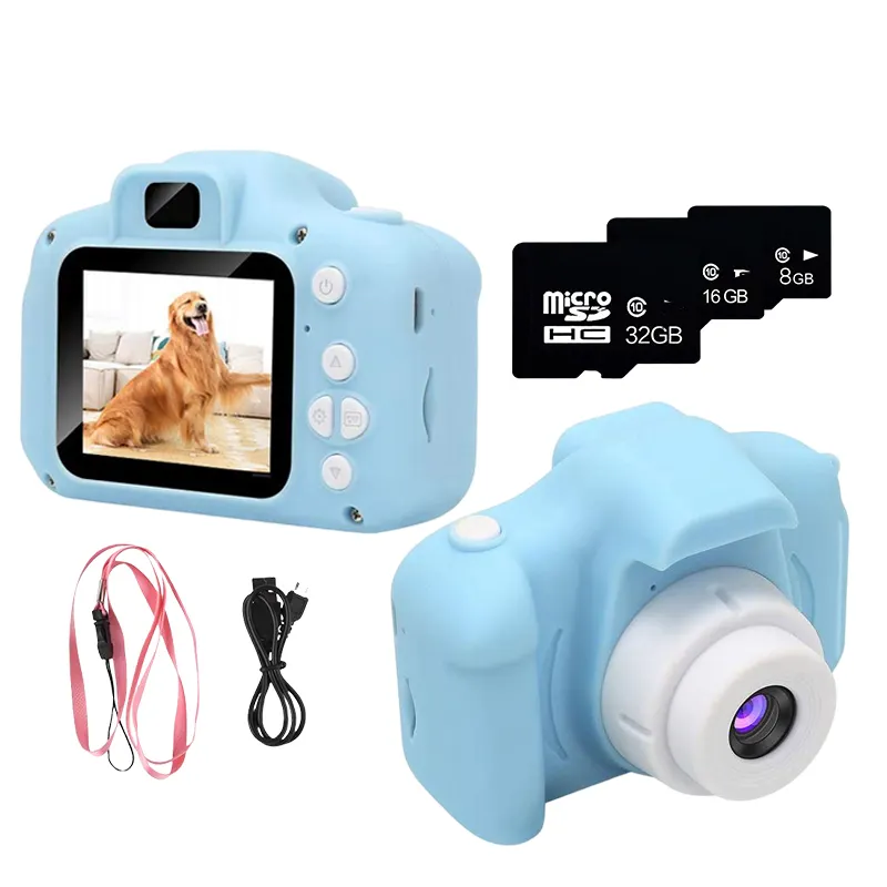 Children Boys Girls Video Photograph HD Digital Camera Toddler Portable Selfie Camera Toy Camera for Kids Age 3 4 5 6 Years Old