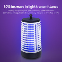 Saijzek alta eficacia Bug Zapper alto voltaje ecológico trampa electrónica eléctrica lámpara para matar mosquitos con LED UV