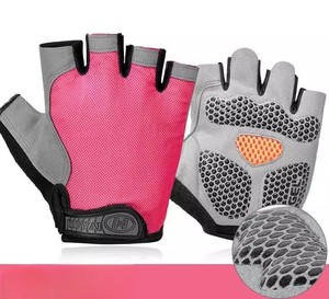Guantes de Motociclismo de Medio Dedo Antideslizantes de Silicona para Hombre y Mujer - Product Image 4