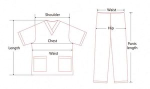 New Design Hospital Uniforms Scrub <b>Set</b> Wholesale Medical <b>Doctor</b> Nurse Suits Scrubs Scrubs uniform <b>Set</b> - Product Image 6