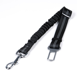 OEM ODM Elastic Dog <b>Car</b> Seat Belt Adjustable Nylon Pet Safety Seat Belt For Vehicle Travel Anti‑Pull Dog <b>Car</b> Harness Leash - Product Image 1