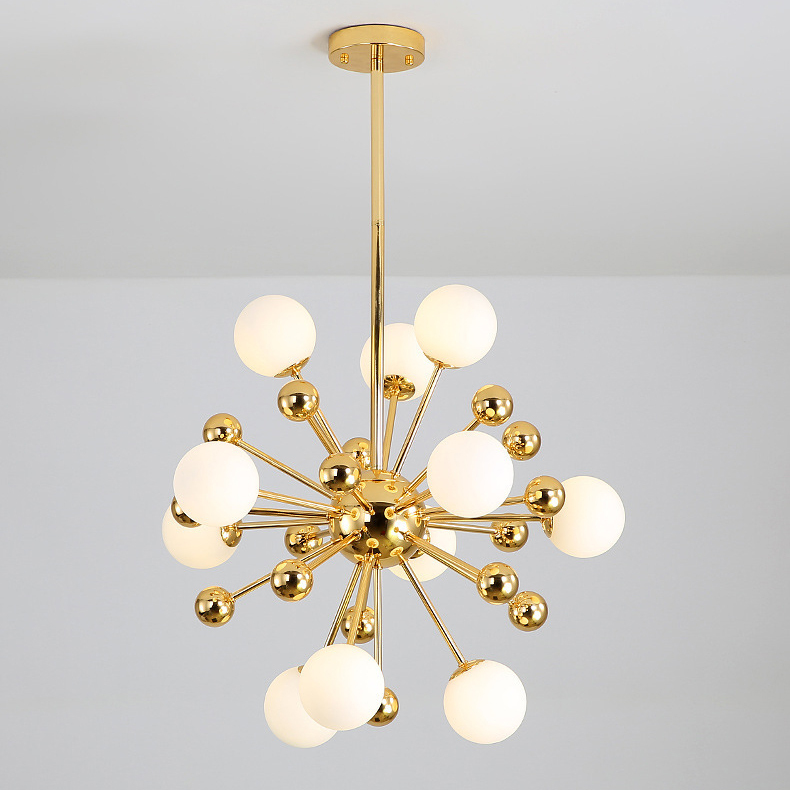 Nordic Modern Crystal Ball Chandelier with