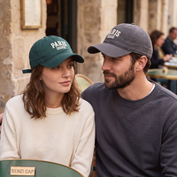 Gorra de Béisbol de Algodón Vintage sin Estructura de 6 Paneles, Bordada a Medida, Lavada, Estilo Papá, Unisex para Hombre y Mujer, Venta al por Mayor, OEM