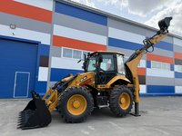 BHL105 Backhoe Loader Tugas Berat Panjang Keseluruhan 6430mm Mesin Konstruksi Berkinerja Tinggi