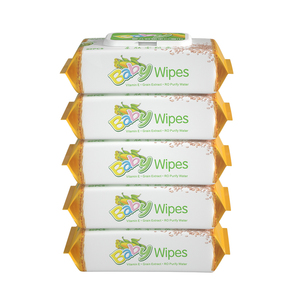 Lingettes pour bébé sans conservateur testées par SGS, 99,95 % d'eau, 0,05 % d'<span class=keywords><strong>extrait</strong></span> de <span class=keywords><strong>pamplemousse</strong></span>, lingettes pour le soin de la peau sans produits chimiques - Product Image 4