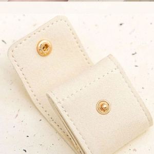 <b>Mini</b> Travel Jewelry Organizer <b>Pouch</b> Waterproof Durable Foldable Earring Ring Storage Bag for Women Stylish and Fashionable - Product Image 5
