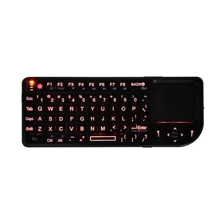 3 in 1 mini Handheld 2.4G RF wireless Keyboard With Touchpad Mouse For PC Notebook Smart TV Box