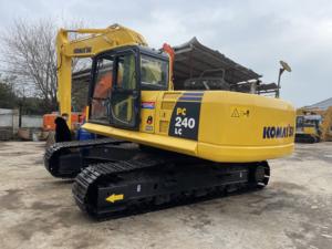 24 tonnes Japon Machine de construction Komatsuu PC240LC pelle rétrocaveuse sur chenilles équipement à usage intensif utilisé basses heures - Product Image 2