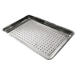 Plateau perforé en acier inoxydable de qualité médicale pour instruments chirurgicaux, rectangulaire, pour salle d'opération DE-2536 - DE-2551 - Product Image 5