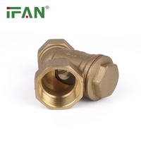 IFAN Fabricant OEM 1/2 "-4" Filtre à eau fileté femelle Vanne de crépine en laiton Y