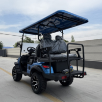 Voiturette de golf électrique mini 4 places 48V à prix abordable, avec génération d'énergie solaire, pour la vente – Modèle chinois brillant
