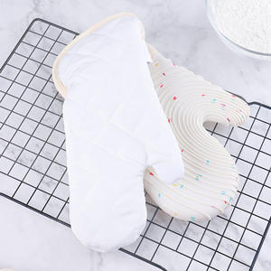 Maniques en silicone résistantes à la chaleur avec des coussinets chauds pour la cuisine, la pâtisserie et la cuisson - Product Image 2