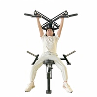 Machine de musculation 3-en-1 FID pour pectoraux et épaules, banc réglable plat, incliné et décliné pour entraînement de la partie supérieure du corps à domicile ou en salle de sport