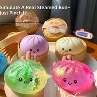 Meilleures ventes : Squishies Taba anti-stress, grands, arc-en-ciel, scintillants, souriants, en forme de boulette et de bao bun, boîte mystère