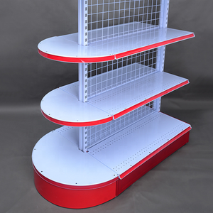 Estantes de supermercado ajustables de alta calidad, estantes de malla de alambre de doble cara, estante de exhibición para tienda trasera - Product Image 2