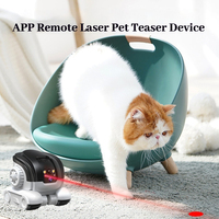 Vente à chaud de caméra de sécurité laser pour chat écologique de luxe AI Smart Pet moniteur de robot mobile avec vision nocturne pour animaux de compagnie