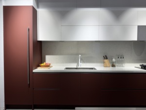 Ensemble d'armoires de cuisine en acier inoxydable 304 de haute qualité pour restaurant, étanche, en métal argenté et armoire à vin - Product Image 1