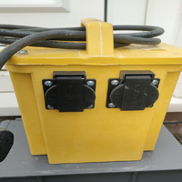 PLC Düşürücü Güç Trafosu 230v - 110v (2 Soket 15a 3-pin A) Deniz Araçları Fabrikadan Doğrudan