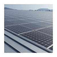 Kit de montage de panneaux solaires à fixation murale L léger et haute résistance pour système photovoltaïque sur toit métallique industriel