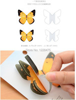 1 paquet de bloc-notes autocollants, design papillon, série Romantique, fleurs vintage, pour journal créatif, personnalisable