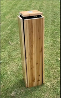 Ensemble de 3 bancs de table à bière en bois