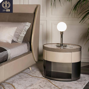Lit moderne <span class=keywords><strong>de</strong></span> luxe pour chambre à coucher, mobilier <span class=keywords><strong>de</strong></span> chambre à coucher, cadre <span class=keywords><strong>de</strong></span> lit en cuir, design italien moderne, lit <span class=keywords><strong>de</strong></span> luxe - Product Image 2