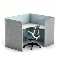 Cloison de bureau insonorisée pour poste de travail, panneau de séparation acoustique pour mobilier de bureau en open space