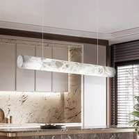 Ventes directes du fabricant de lustres modernes et légers en marbre de luxe extrêmement simples pour les salles à manger et les salons