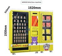 Máquina Expendedora de Cajas Misteriosas con Múltiples Métodos de Pago, Caja de la Suerte Personalizada para Panadería, Hogar, Restaurante, Alta Capacidad