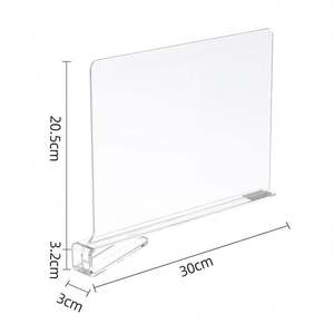 Divisor de Almacenamiento Plegable de Acrílico con Acabado Pulido y Recubrimiento de Barniz, Fácil de Montar, Antioxidante, para Armario, Almacenamiento en el Hogar, Venta al por Menor - Product Image 3