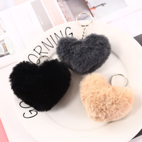 Pendentif de sac à dos en forme de cœur fait main de 8 cm, breloques de sac à imprimé léopard, porte-clés cœur léopard pour femmes, filles et amoureuses des animaux