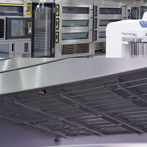 Four de cuisson électrique commercial à triple pont 9 plateaux avec étuve et vapeur pour pain grillé équipement de boulangerie complet - Product Image 5