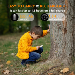 Taşınabilir çocuk dijital mikroskop 2.0 megapiksel piksel otomatik odaklama 2MP 500X Zoom 2 "IPS ekran 8 LED ışık doğa keşif - Product Image 5