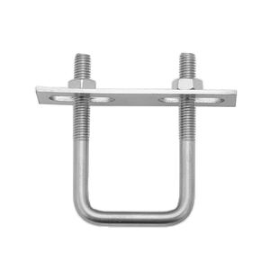 Fabricación u-bolt abrazadera de tubo precio galvanizado Q235 acero dulce acero inoxidable 304 316 U tipo perno de anclaje M16 - Product Image 4