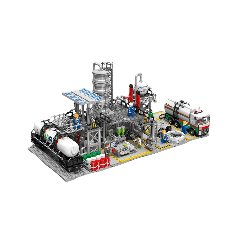 Série química de blocos de construção das crianças brinquedos decoração peças montadas e presentes montados atacado