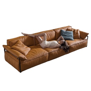 Hiện đại chesterfield sofa Set cho phòng khách biệt thự sử dụng chính hãng da dễ dàng cài đặt Modular thiết kế - Product Image 1