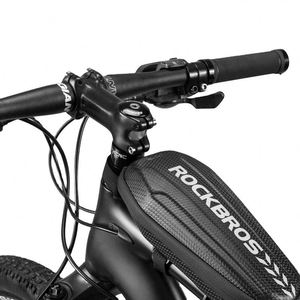 BSCI Factory ROCKBROS Hard Shell Front Frame Tube Bike <b>Bag</b> Rainproof MTB Road Saddle <b>Folding</b> <b>Bag</b> Multifunctional Large Capacity - Product Image 1