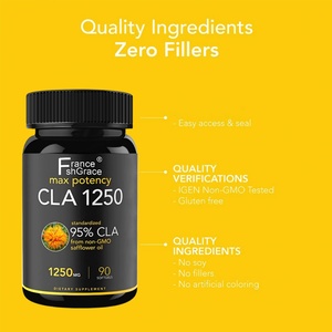 CLA 90 Softgels à forte concentration, favorisant une gestion saine du poids et le développement de la masse musculaire maigre – Complément CLA très demandé - Product Image 3