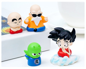 Figurines en résine Anime Mignonnes du Roi Singe Maître <span class=keywords><strong>Roshi</strong></span>, Décorations Kawaii DIY, Accessoires pour Boîte Mystère, Mini Ornements pour Voiture et Bureau - Product Image 1