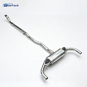 ระบบท่อไอเสียแคทแบ็ก FlowTech ประสิทธิภาพสูง วัสดุสแตนเลส T304 สำหรับรถยนต์ Mercedes Benz A35 CLA35 GLA35 GLB35 2.0T - Product Image 1