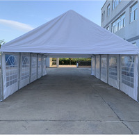 Carpa para fiestas, eventos y bodas con estructura de acero galvanizado de gran envergadura, tela de PVC o PE, impermeable para las cuatro estaciones
