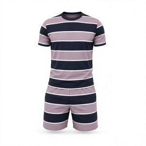 Conjunto de Camiseta y Pantalones Cortos Casuales para Hombre, Hechos a Medida, de Alta Calidad, Verano, 2 Piezas, Transpirable, 100% Algodón, Tejido de Punto, Impresión Digital - Product Image 1