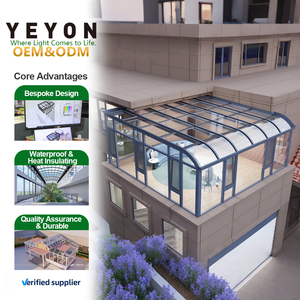 Yeyon 2026 OEM Serre Moderne, Dômes de Vie Extérieurs, Extension de Jardin, Véranda Extérieure Résidentielle, Serre en Verre - Product Image 1