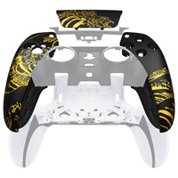 Coque de remplacement DIY EXtremeRate pour manette PS5 Edge – Coque avant, supérieure, gauche, droite et cache-pad tactile personnalisés